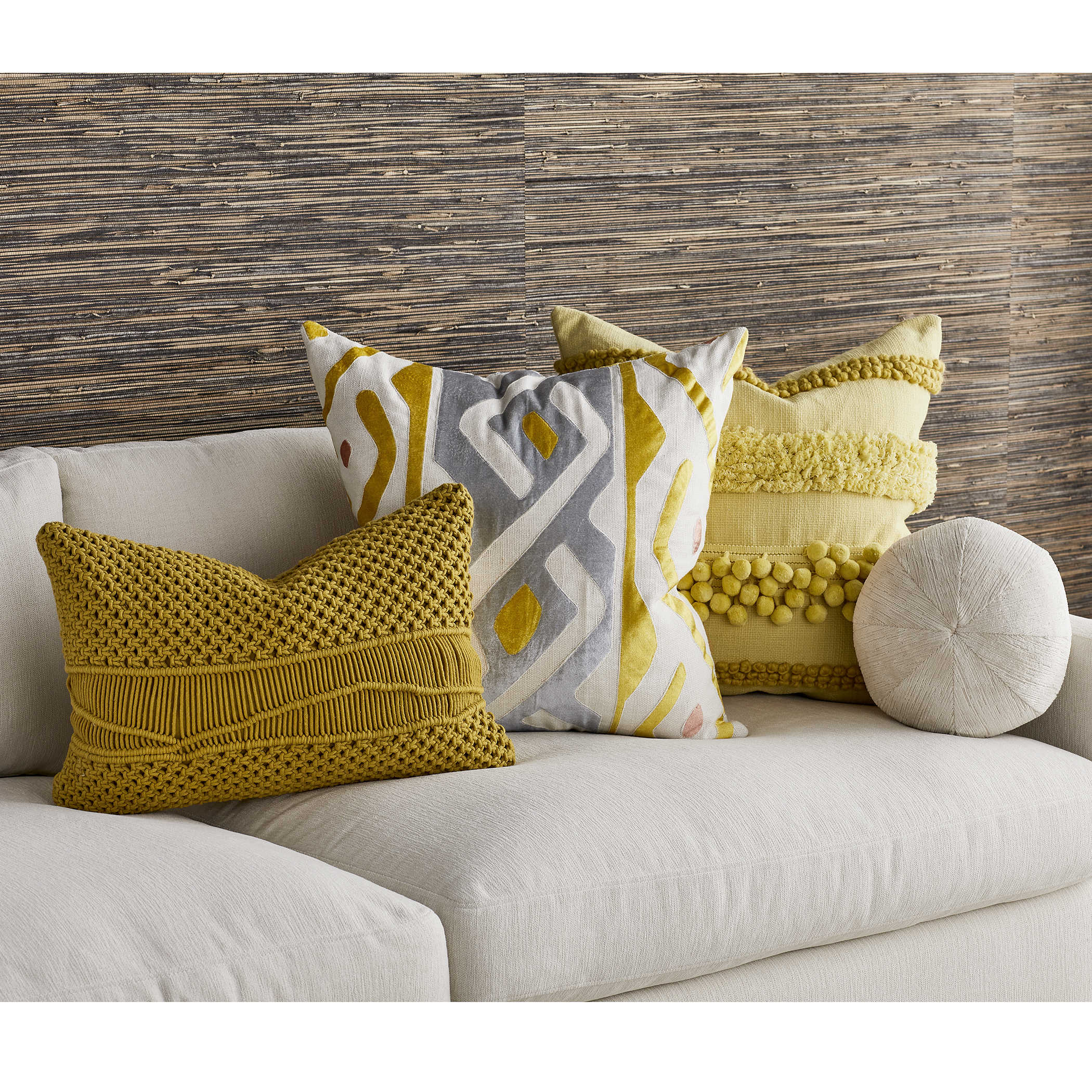 Ball Bearing Cushion - White by Uttermost