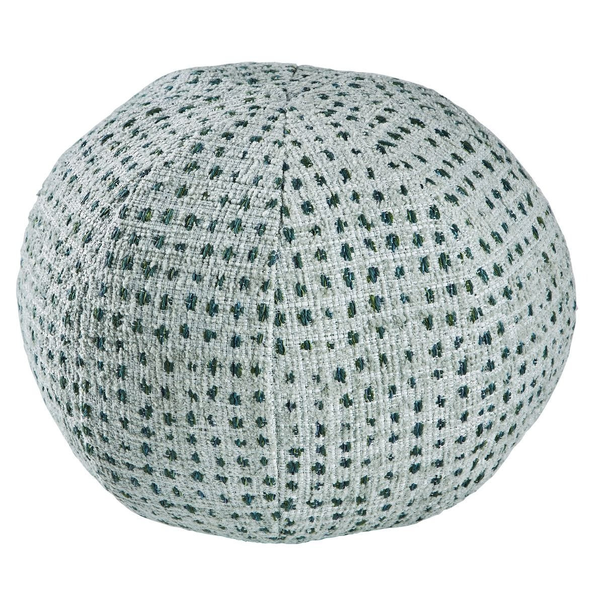 Ball Bearing Cushion in Dotted Sea Salt by Uttermost