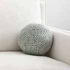 Ball Bearing Cushion in Dotted Sea Salt by Uttermost