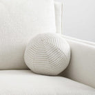 Ball Bearing Pillow - Snow Garden White by Uttermost