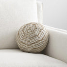 Ball Bearing Pillow - Rag Rug Wheat by Uttermost