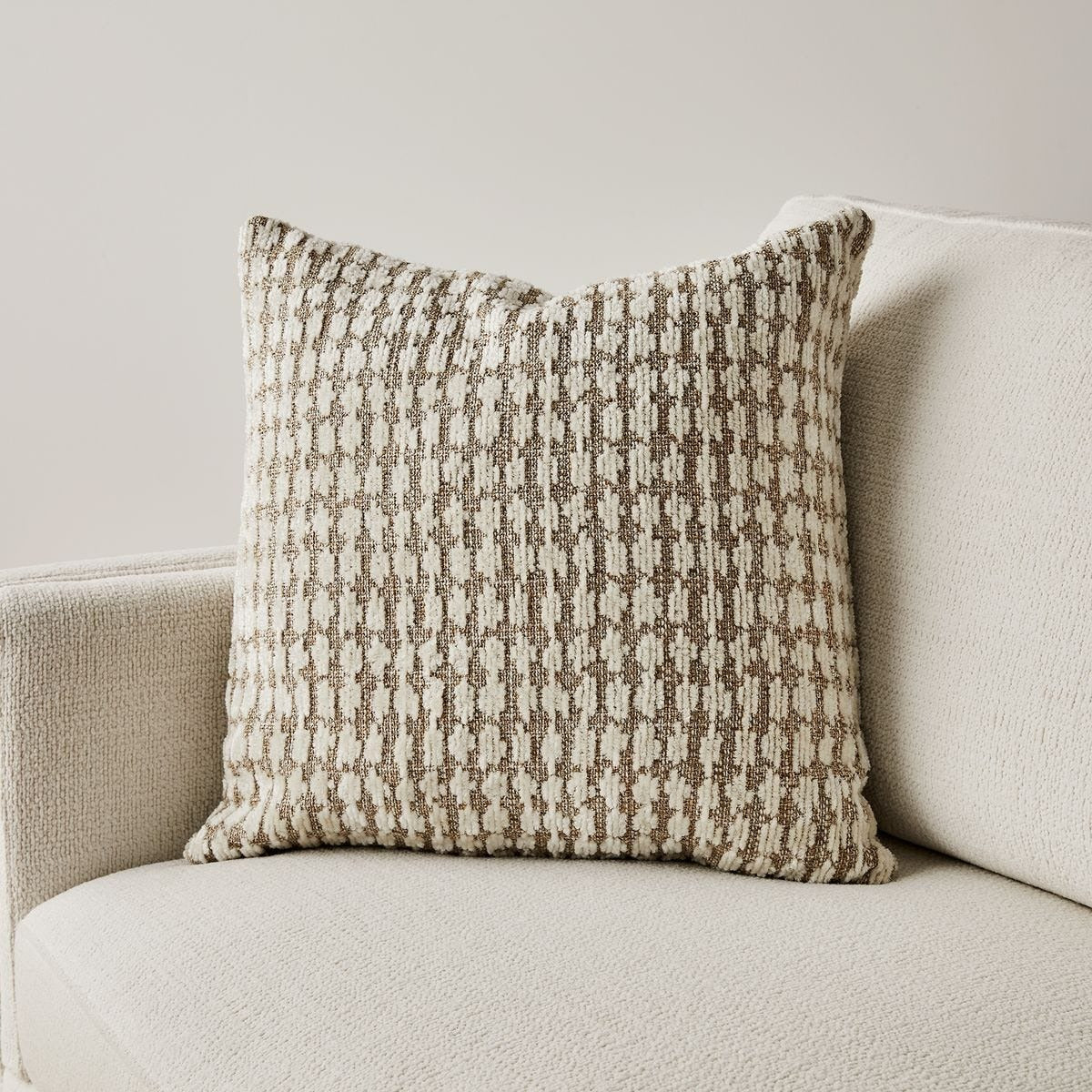 Cotton Patch Cushion in Snow by Uttermost