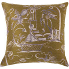 Vintage Folly Pillow in Olive by Uttermost