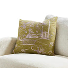 Vintage Folly Pillow in Olive by Uttermost