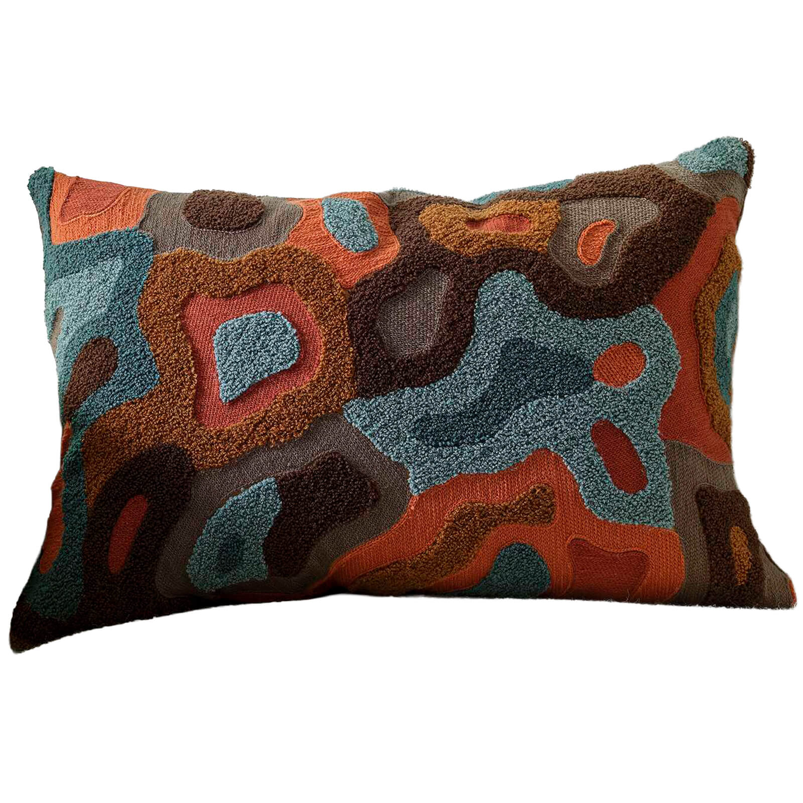 Water Flower Pillow in Lumbar Jewel Uttermost