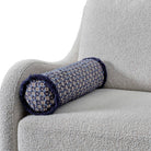 Lala Blue Bolster Pillow by Uttermost