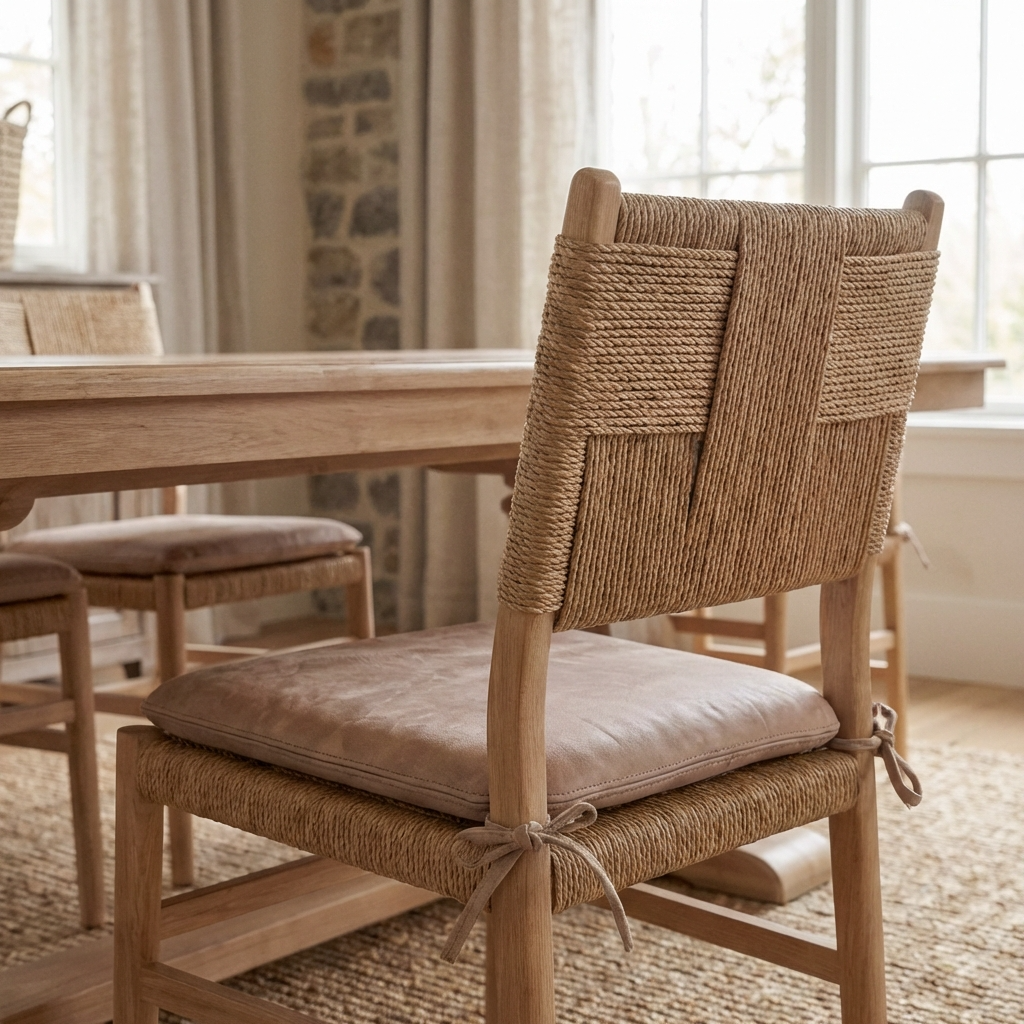 Radford Rope Back Dining Chair by Keiichi