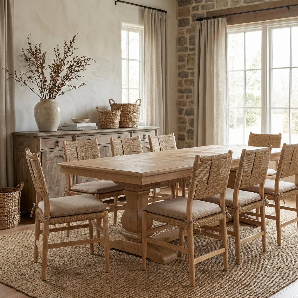 Radford Rope Back Dining Chair by Keiichi