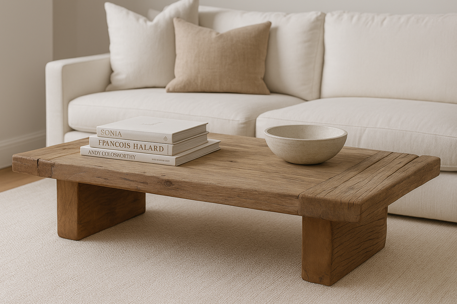 Reclaimed Oak Coffee Table by Keiichi
