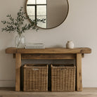 Reclaimed Oak Console Table by Keiichi