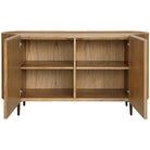 Reese Pleated 2 Door Cabinet Uttermost