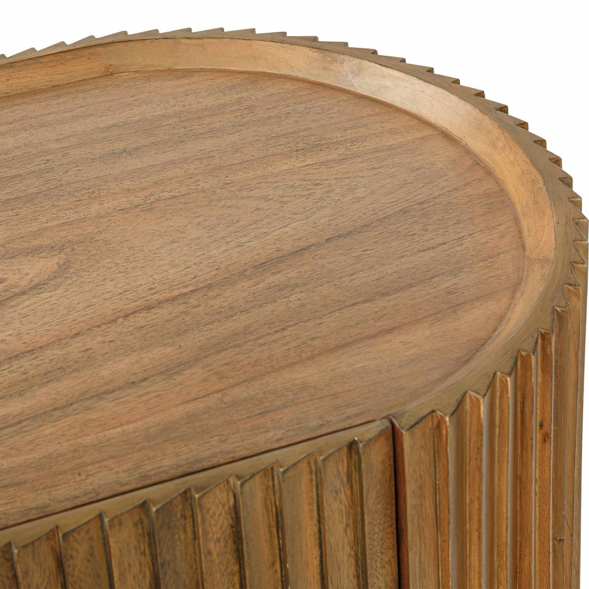 Reese Pleated 2 Door Cabinet Uttermost