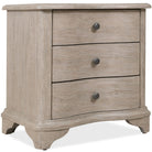 Reverie Three-Drawer Bedside Table by Hooker
