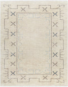 Riviera Hand Knotted Rug in Light Neutral by Keiichi