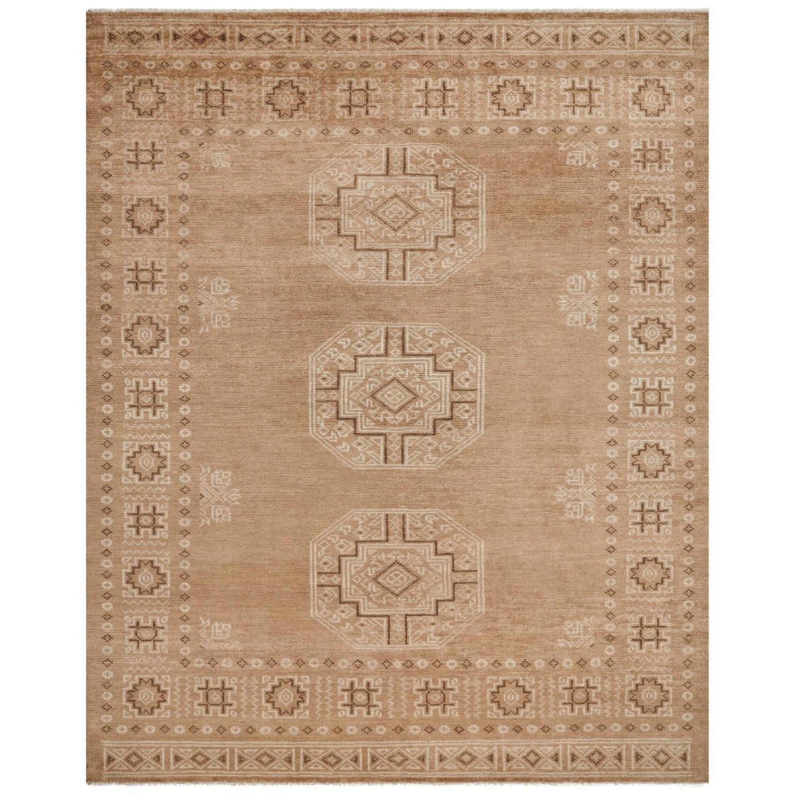 Riviera Hand Knotted Rug in Sienna by Keiichi