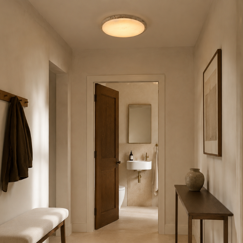 Roland Alabaster Ceiling Light Keiichi