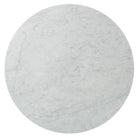 Large Round Coffee Table Fisher in Marble & Brass by Theodore Alexander