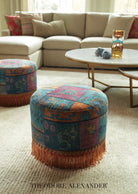 Large Round Coffee Table Fisher in Marble & Brass by Theodore Alexander