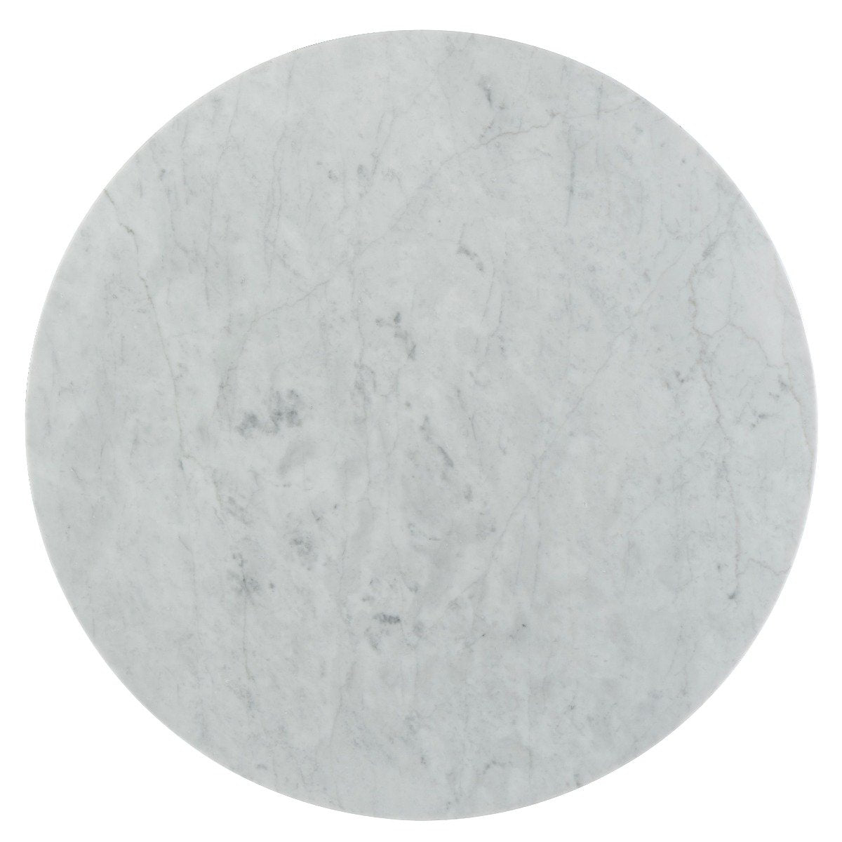 Small Round Coffee Table Fisher in Marble & Brass by Theodore Alexander