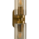 Revere Wall Light in Gold with Smoked Glass Light Shades by Luxe Collection