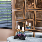 Badia Gold Squares Mirror by Richmond Interiors