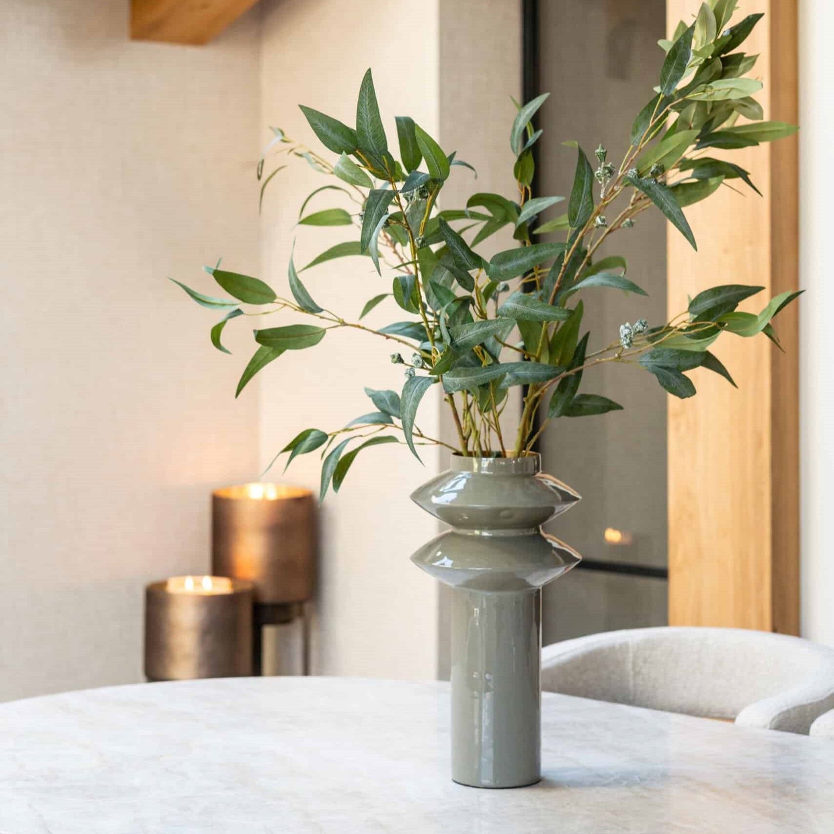 Flora Olive Vase by Richmond Interiors