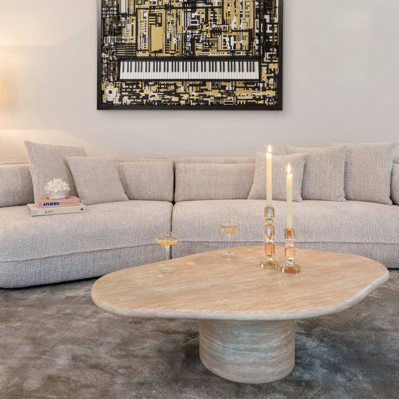 Piano Wibi Black Gold Wall by Richmond Interiors