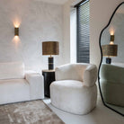 Aldon Black Organic Mirror by Richmond Interiors