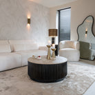 Aldon Black Organic Mirror by Richmond Interiors