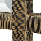 Abanu Ribbed Gold Dressing Mirror by Uttermost