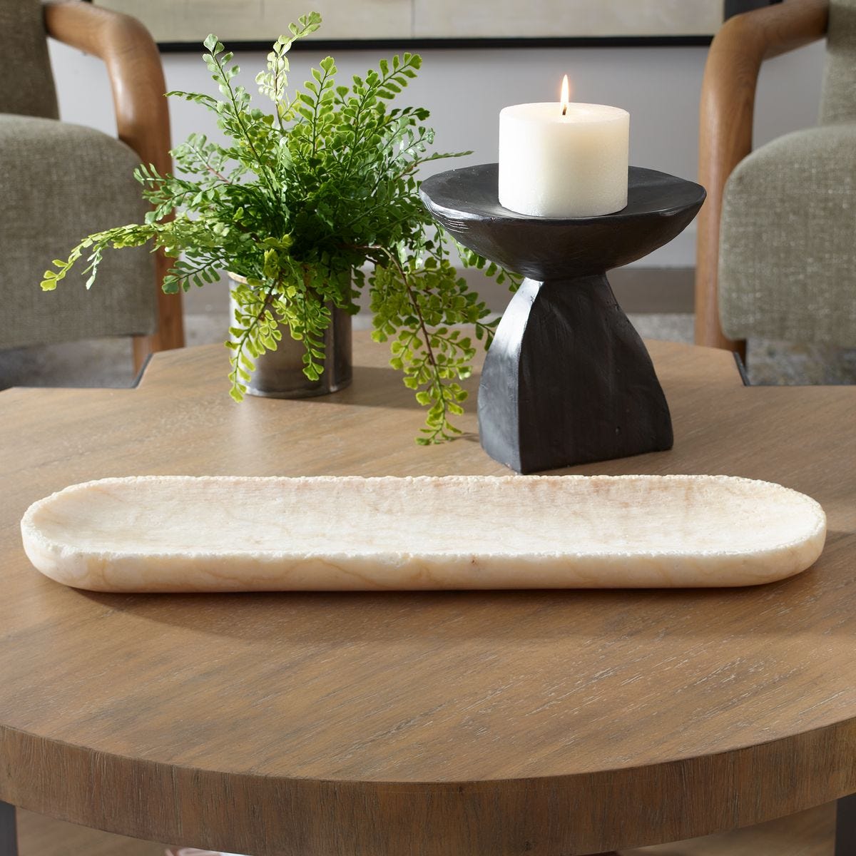 Sculpted Onyx Indoor-Outdoor Bowl by Uttermost