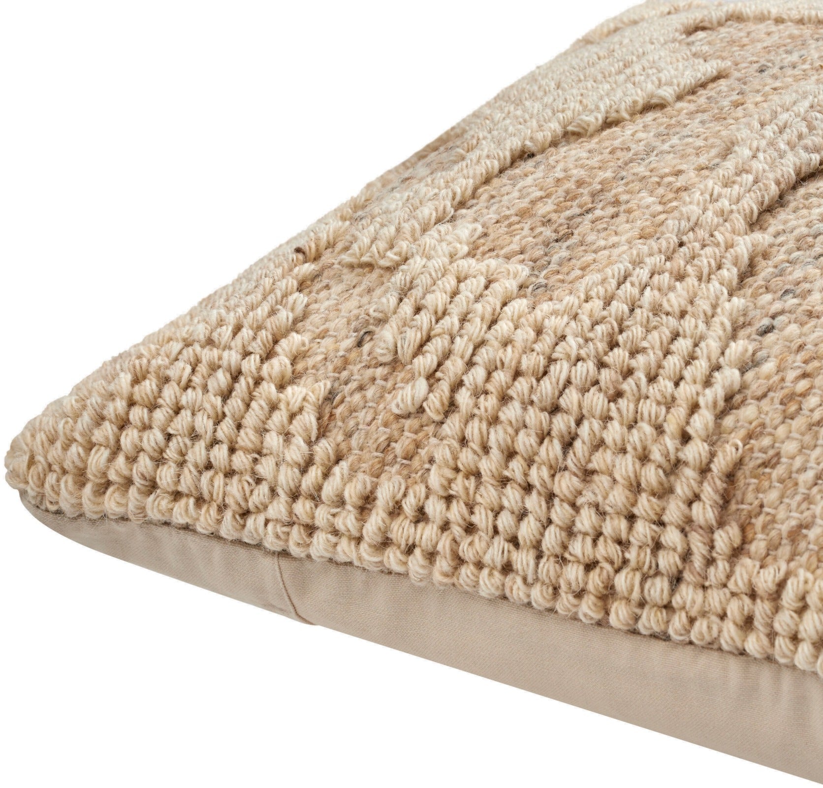 Sand Dunes Woven Cushion in Beige by Keiichi
