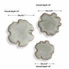 Selene Grey Wall Decor, Set of 3 Uttermost