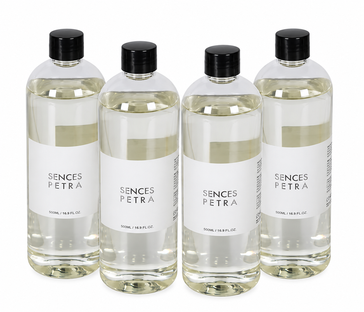 Set of 4 Sences Petra Refill 500ml Diffuser Refills by Kensington