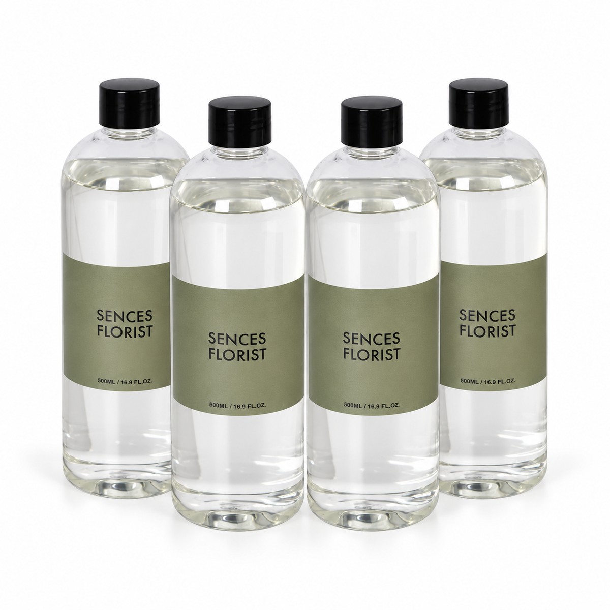 Set of 4 Sences Florist 500ml Diffuser Refills Kensington