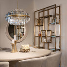 Desire Brushed Gold Chandelier - Small by Richmond Interiors