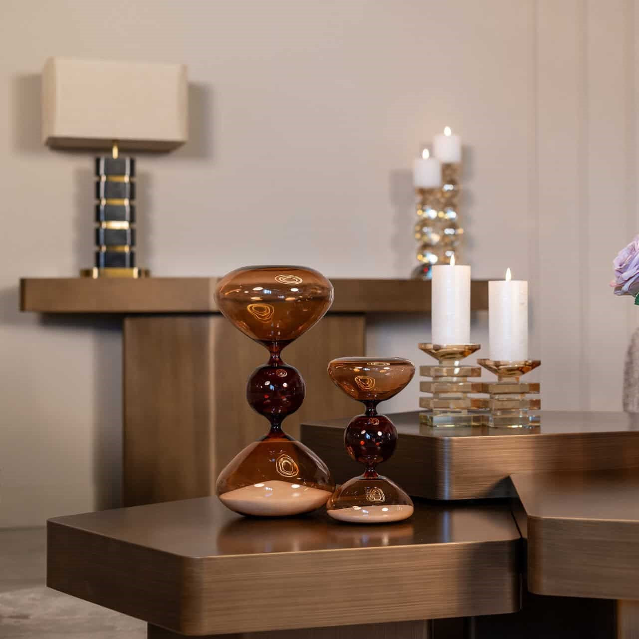 Elba Large Brown Hourglass by Richmond Interiors