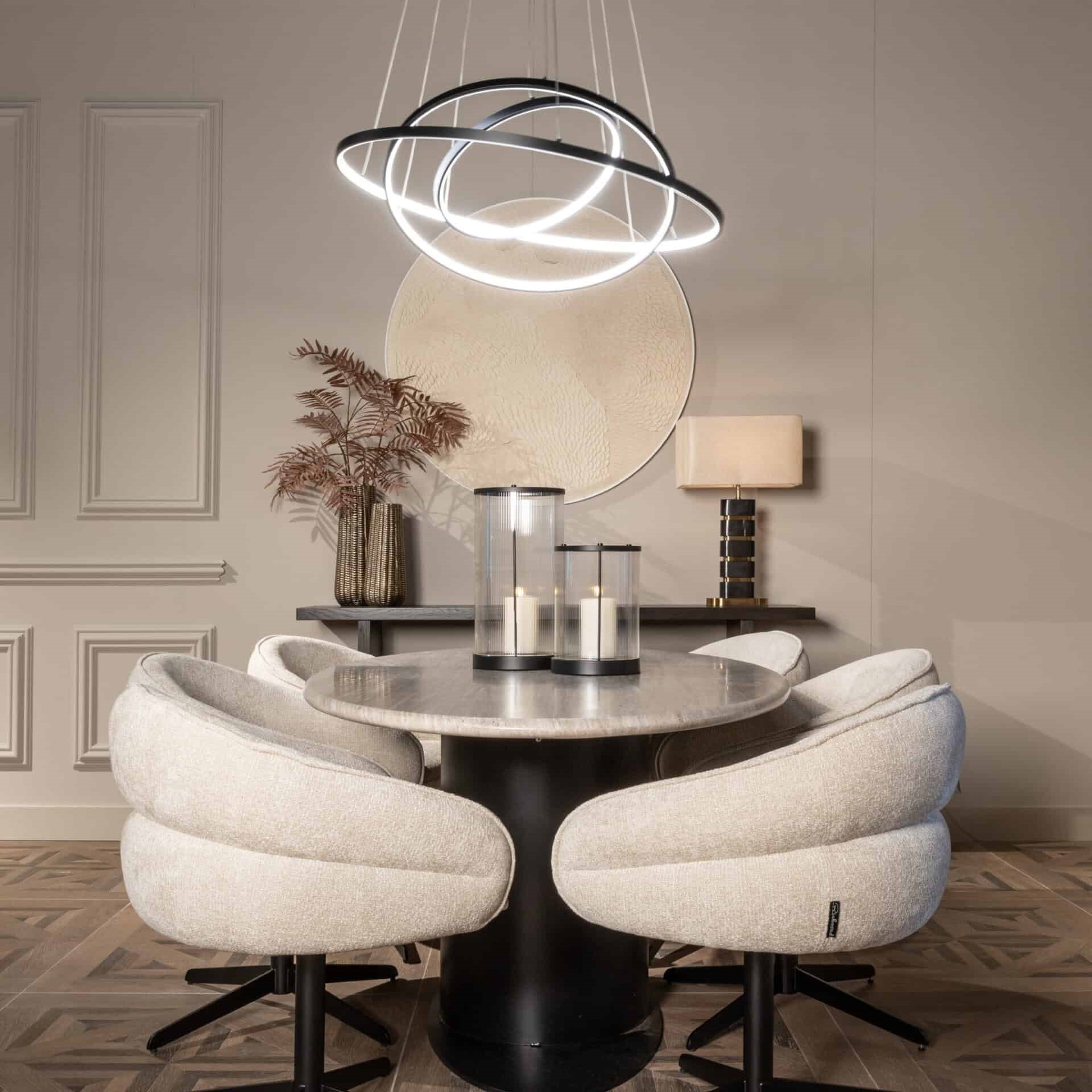 Amira Black Chandelier by Richmond Interiors
