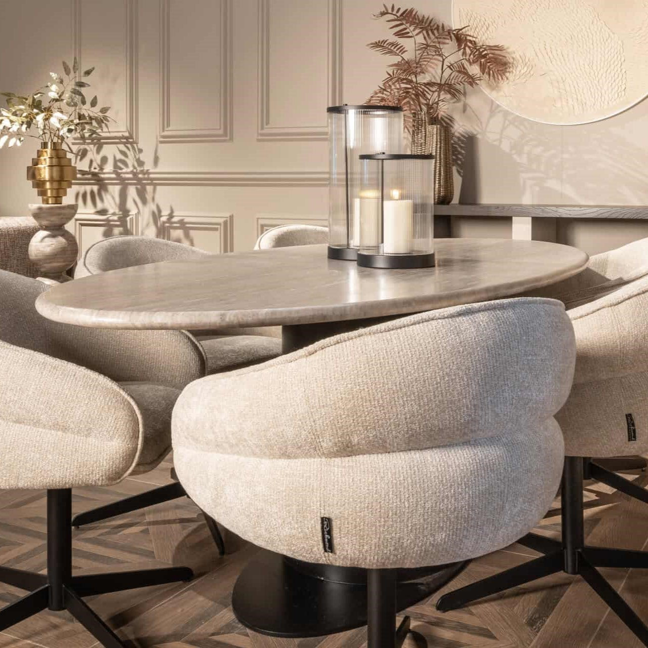 Brodman White Dining Table 200cm by Richmond Interiors