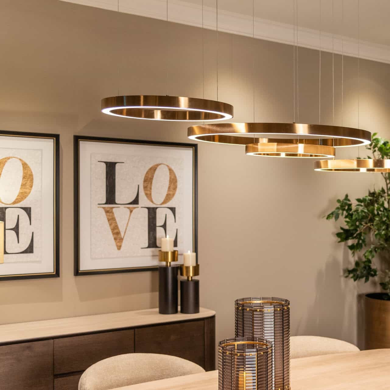 Ritz Brown Oak & Ceramic Top Sideboard by Richmond Interiors