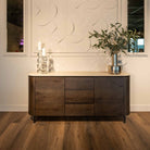 Ritz Brown Oak & Ceramic Top Sideboard by Richmond Interiors