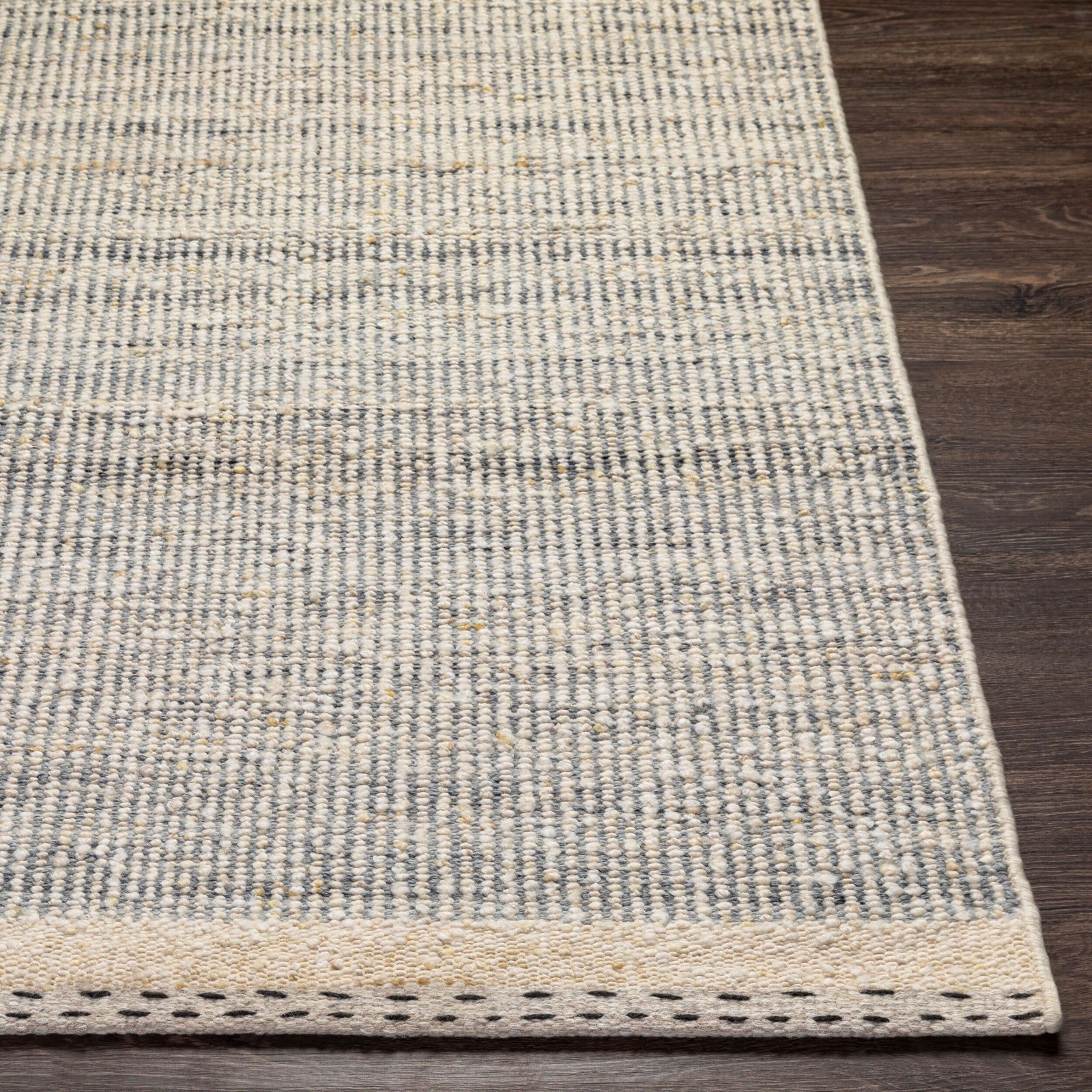 Sadie Hand Woven Rug in Light Beige by Keiichi