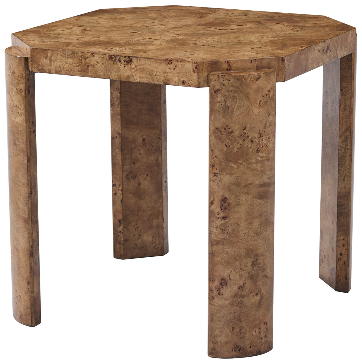 Perch Burl Side Table by Theodore Alexander