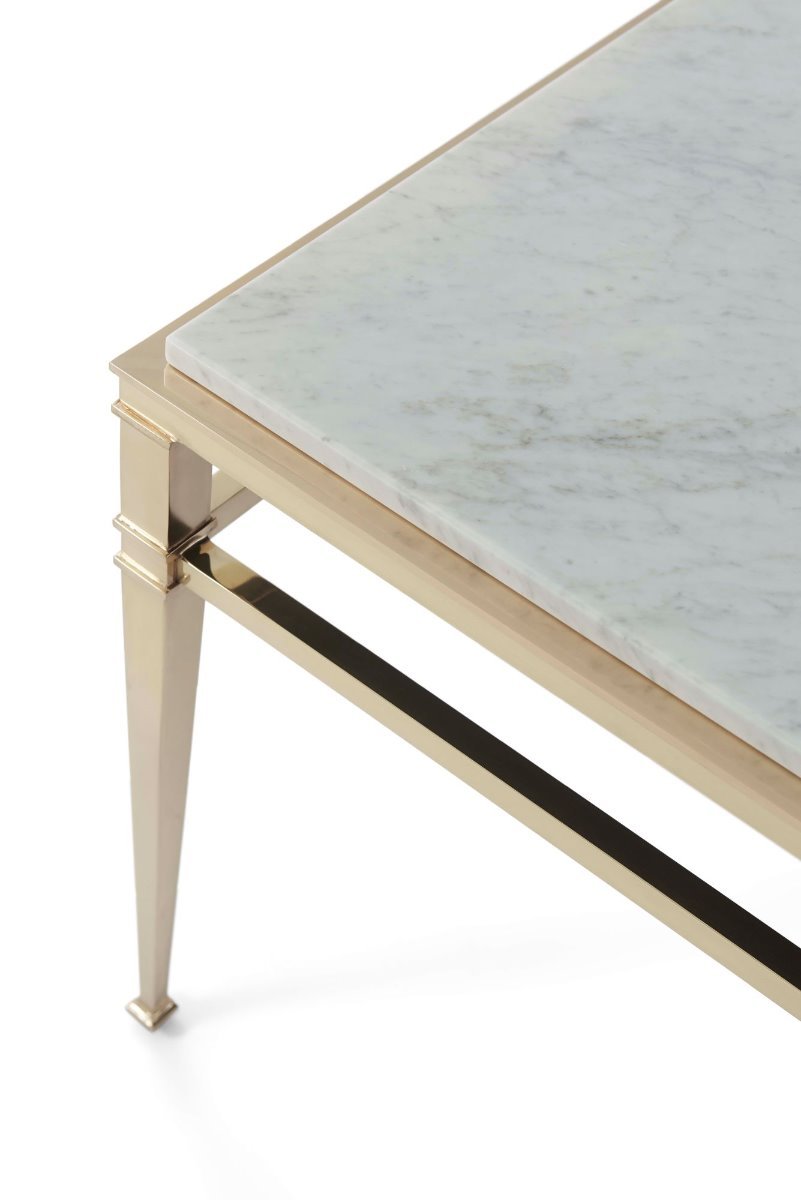 Side Table Annalynn in Marble by Theodore Alexander