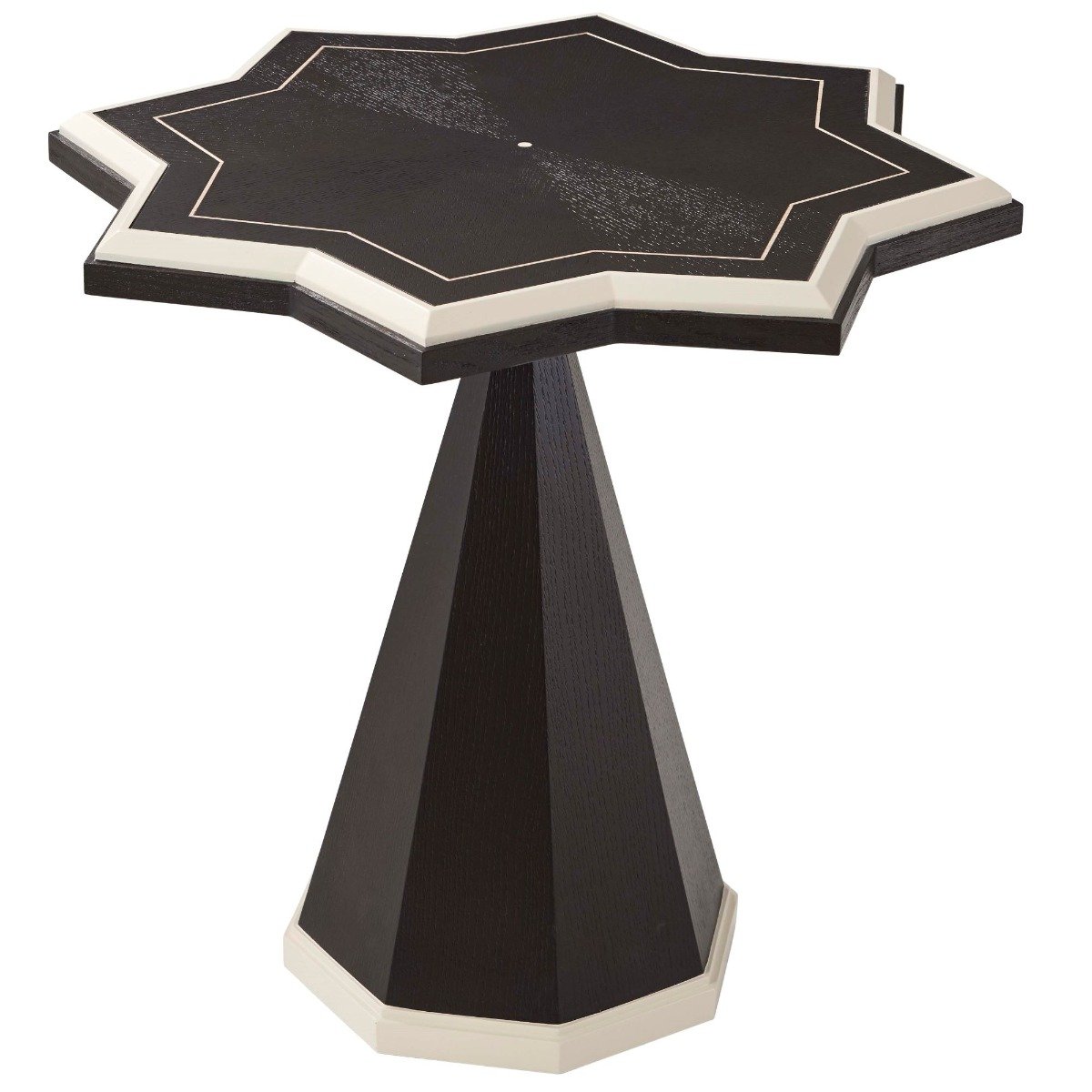 Side Table Atticus in Ebonized Oak by Theodore Alexander