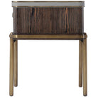 Iconic Bedside Table in Veneer by Theodore Alexander