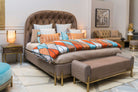 Iconic Bedside Table in Veneer by Theodore Alexander