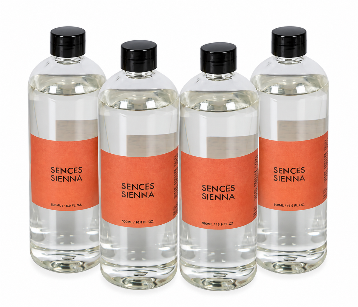 Set of 4 Sences Sienna 500ml Diffuser Refills by Kensington