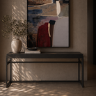 Skaff Black Console Table by Tommy Franks