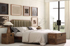 Reclaimed Oak Bedside Trunk by Keiichi
